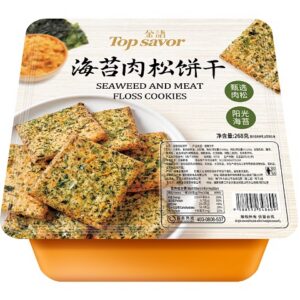 金语 海苔肉松饼干 Seaweed Meat Floss Biscuits