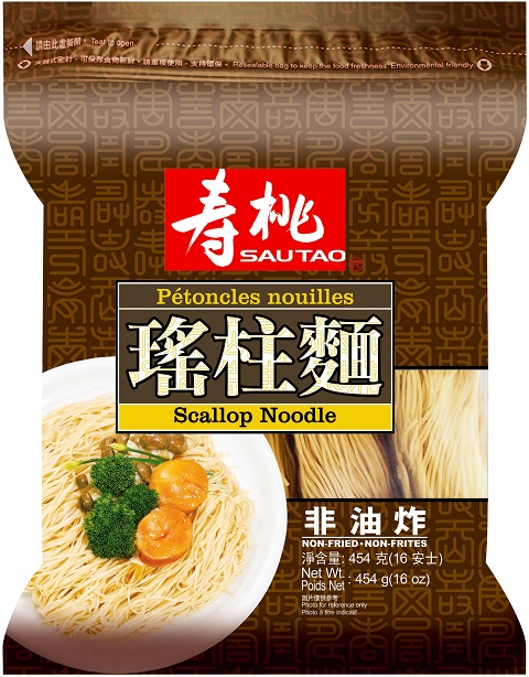 寿桃 瑶柱面–幼 ST Authentic Scallop Noodle Thin