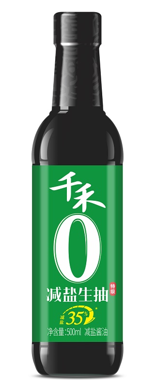 千禾减盐35%生抽酱油 QH 35% Less Salt Light Soy Sauce
