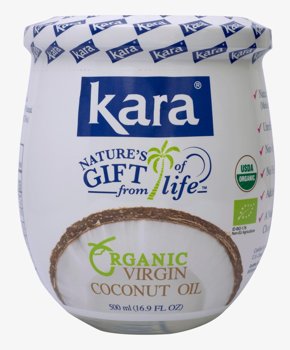 COCONUT OIL VIRGIN ORGANIC KARA 500ml - Image 1