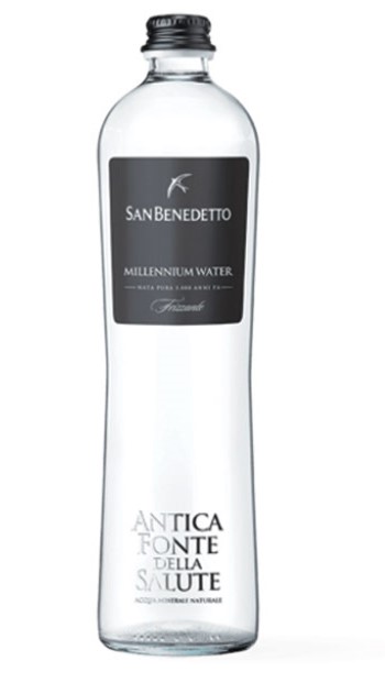 WATER SPARKLING MINERAL FRIZZANTE GLASS MILLENNIUM